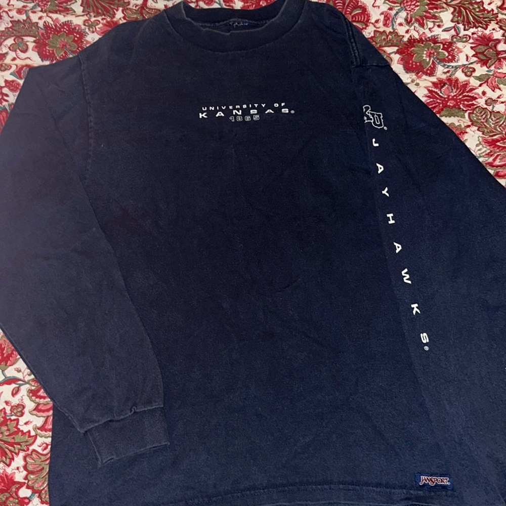 KU University of Kansas long sleeve tee